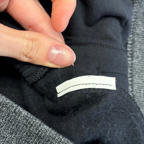 Under Armour Jacket Threadborne Black Gray Mens M Loose Zip Up Bomber Sweatshirt - Picture 4 of 8